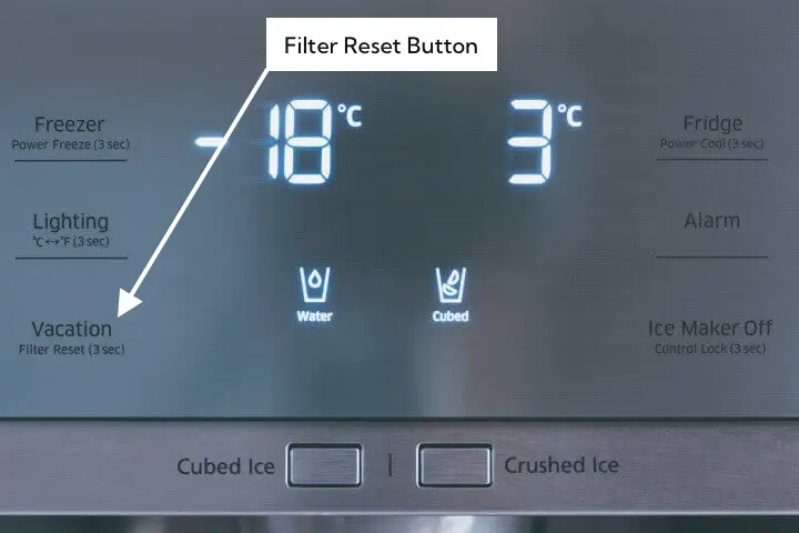 How To Reset Water Filter On Samsung Refrigerator